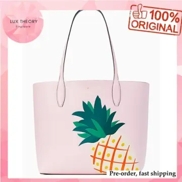 Kate Spade Staci Medium Pineapple Satchel, Pink Multi