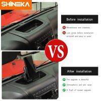 SHINEKA Black Mobile Phone Holder Car GPS cket Dash Mount Holder Storage Organizer for Jeep Wrangler JK 2012-2017