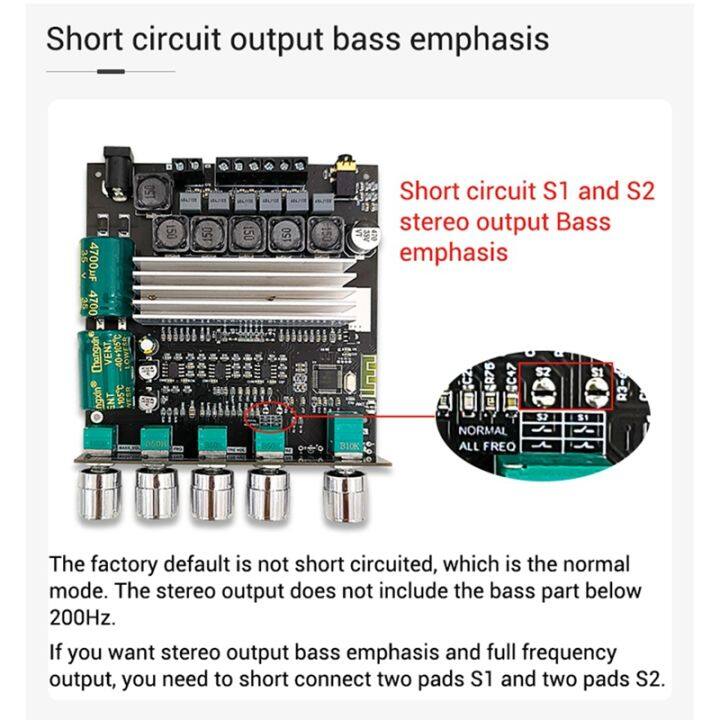 zk-tb22-bluetooth-power-amplifier-board-2-1-channel-mini-wireless-audio-digital-amp-module-speakers-50wx2-100w-tpa3116d2