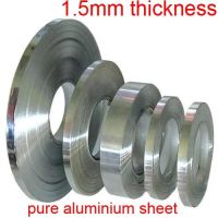 1.5mm thickness aluminium tape Aluminium strip al strip rolling Pure aluminum belt aluminum foil 1060 sheet  Flat Bar Adhesives  Tape