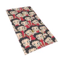 Betty Boop ผ้าขนหนูไฟเบอร์นุ่มพิเศษ ดูดซับน้ําได้ดี ขนาด 70x40 ซม. สําหรับห้องน้ํา บ้าน e