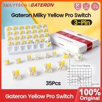 ส่งไว แป้นพิมพ์แมคคานิคอล Red Yellow สวิตช์ Linear รุ่น Gateron Pro Switch Series 3-pin Lubricated สำหรับแป้นพิมพ์