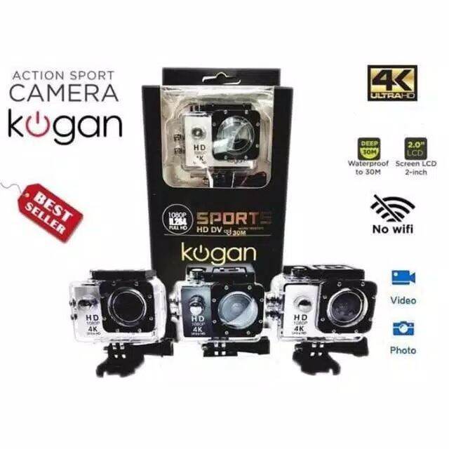 Sport Camera Action Cam Kogan 4k Ultra HD NON WIFI Kamera Sport