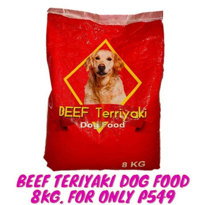 BEEF TERIYAKI DF 8 KG. FOR ONLY P549 GOOD QUALITY DOG FOOD FOR YOUR