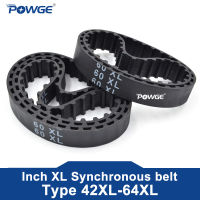 POWGE Trapaezoid XL Timing Synchronous belt 42XL44XL46XL48XL50XL54XL56XL60XL62XL64XL Width 025(6.4mm)037(9.4mm) Rubber