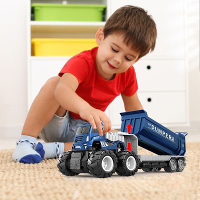 【CC】 Kids Alloy Tractor Transport Car Figures Educational Early Boys Birthdays