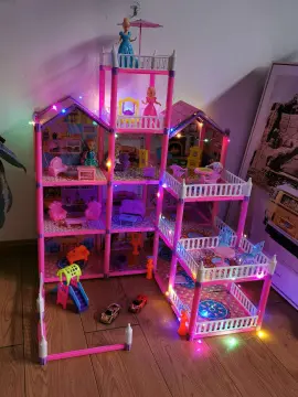 Buy Barbie Doll House Set l Kids Girls Playing Toy Set