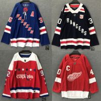 High volume jerseys NHL Hockey Jersey Hip Hop Skateboard hiphop Long Sleeve Men Women Hip-Hop Mid-Length Loose Vintage Time