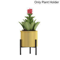 Plant Holder Living Room Garden Balcony Indoor Outdoor Metal Stand Home Decor With Pot Shelf Modern Patio Stable Single