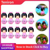 Teniron 10pcs Mini Japanese Doll Decoration Doll Decoration Mini Crafts Mini Decor