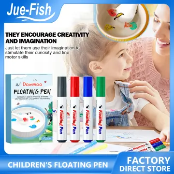 Water Painting Pen Colorful Mark Pen Markers Floating Ink Pen Doodle Water  Pens Children Montessori Early Education Toys