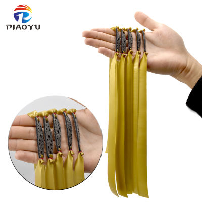 3/6/9 PCS New Upgrade Lengthen Thickness 0.9mm Length 60cm Rubber Band Strong Pull Outdoor Accessories Catapult Replacement