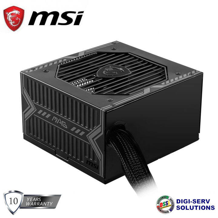 POWER SUPPLY MSI MAG A550BN 550W 80+ BRONZE POWER SUPPLY MSI MAG A550BN 550W 80+ BRONZE