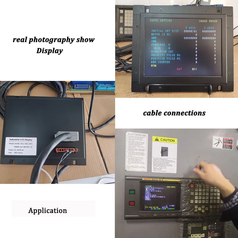 Industrial LCD Display Monitor For Replacing FANUC 9