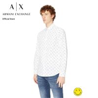 AX Armani Exchange เสื้อเชิ้ตผู้ชาย รุ่น 6LZC46ZNRYZ21BG - สี WHITE