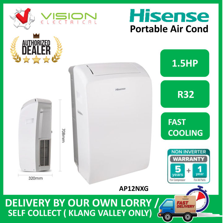 hisense portable aircond 1.5 hp