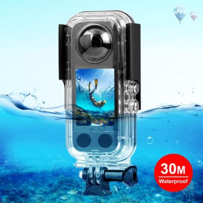 สำหรับ Insta360 X3 PULUZ 30M เคสกระเป๋ากล้องกันน้ำใต้น้ำ