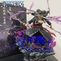 ☬✈ Rainbow8csfsg 30cm Piece Roronoa Zoro Anime Figure Gk Three Heads And Six Arms Nine Knives Ashura Figurine