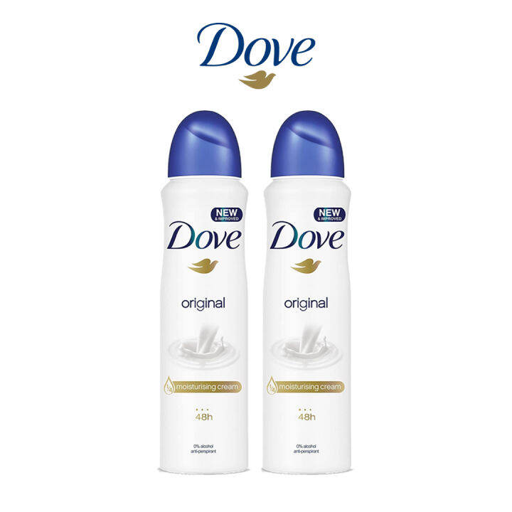 [Single/Bundle] Dove Original Deodorant Spray 250ml (48h sweat and