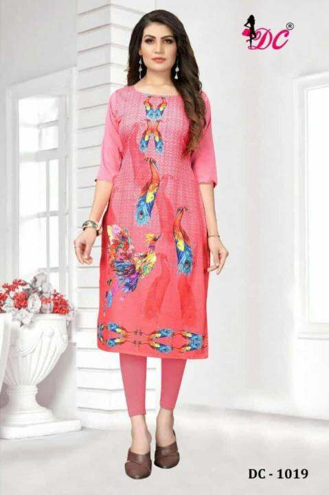 American hot sale crepe kurtis