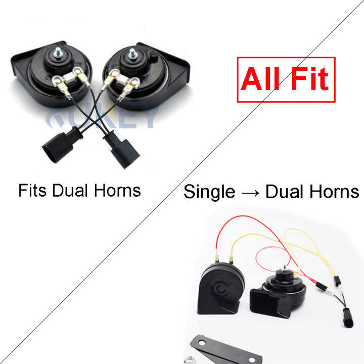 1เซ็ต12โวลต์110-125db-ดังหอยทากฮอร์น410510เฮิร์ตสูงดังสนามรถฮอร์นกันน้ำอัตโนมัติแตรสำหรับ-hyundai-i30-fd-gd-2007-2017