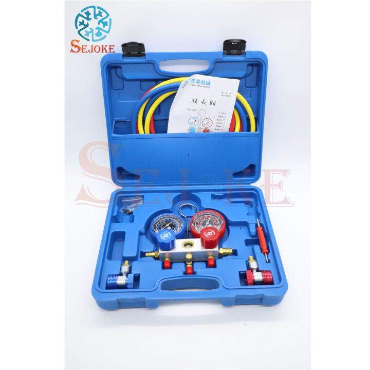Air Cond Gas Meter Manifold Gauge Air Condition Set Lazada