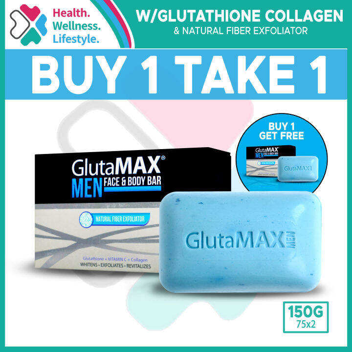 Glutamax Men Soap W Glutathione Vitamin C And Collagen Buy 1 Take 1 Lazada Ph 3169