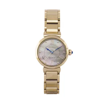 Citizen Women´s Watch White Mother of Pearl Dial Yellow Gold