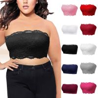 Womens Tube Top Sexy Lace Invisible Push Up Bralette Seamless Strapless Bra Lady Underwear Lingerie Summer Chest Wraps Crop Top