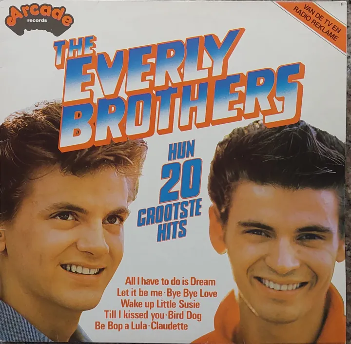 THE EVERLY BROTHERS- HUN 20 GROOTSTE HITS LP ALBUM. USED IMPORTED VINYL ...