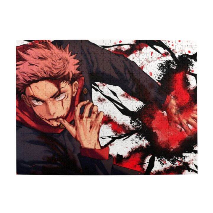 jujutsu-kaisen-yuji-itadori-2-wooden-jigsaw-puzzle-500-pieces-educational-toy-painting-art-decor-decompression-toys-500pcs