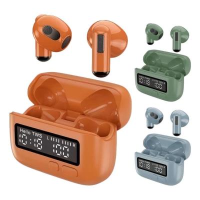 True Wireless Earbuds Led Display Hi-Fi Sound Sweat Resistant Sports Headset Hands-Free Wireless Earphones With Charging Case Power Digital Clock Display Sports Headset portable
