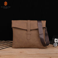 TOP☆ARCTIC HUNTER New mens bag cross-body bag soft leather shoulder bag trend Japan and South Korea style retro casual bag