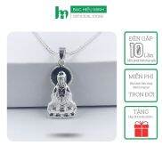 Vòng Cổ Dây Chuyền Kèm Mặt Bạc Hiểu Minh DMD162 Quan Thế Âm Bồ Tát Bạc