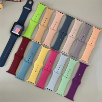 สายซิลิโคนสำหรับ Apple Watch Band 44mm 40mm 45mm 41mm 49mm 42mm 38mm 44 45 mm สร้อยข้อมือ iwatch Ultra series 7 se 3 4 5 6 8 band-Yeors