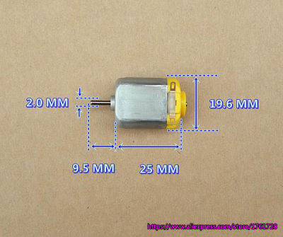 【☸2023 New☸】 chexiuhua 12โวลต์65ma 13000รอบต่อนาที130มอเตอร์ของเล่นขับเคลื่อนสี่ล้อทำจากโลหะเสียงรบกวนต่ำแม่เหล็กแรงจอ Dc ขนาดเล็ก