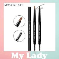 ใหม่ล่าสุด !! MAYCREATE drawing eye brow ดินสอเขียนคิ้วกันน้ำ เนื้อเนียนติดทนนาน *1 ชิ้น