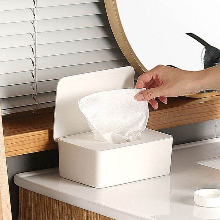 cw-household-plastic-dustproof-wet-wipes-storage-with-lid-desktop-tissue-dispenser-15-color