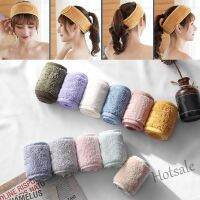 【hot sale】◊ C04 New Face Wash Makeup Headband Las Velcro Coral Fleece Wide-brimmed Hairband Sports Yoga Woman Hair Accessories