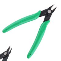 Multiftional High-Carbon Steel Diagonal Pliers Electronic Cutting Pliers  Ruer Handle For Copper Wire / Plastic Burr Edge