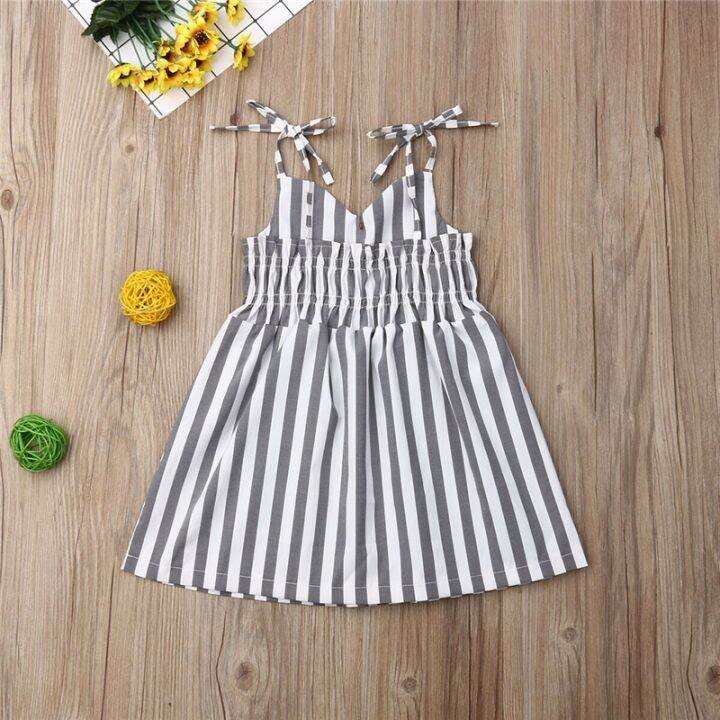 jeansame-dress-1-6y-ฤดูร้อนสาวลำลองลายแขนกุดชุดลายน่ารักเด็กพรรคสำหรับสาวเจ้าหญิงชุดท็อปส์เสื้อผ้า