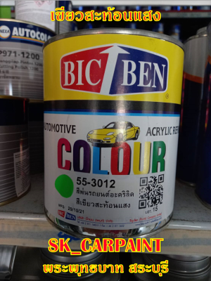 สีพ่นรถยนต์อะคริลิค สีสะท้อนแสง BICBEN