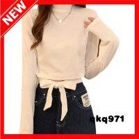 qkq971 Sweater For Women New Half-Turtleneck Leggings Slim Fit Versatile Long-Sleeved T-Shirt