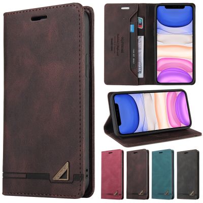 Luxury RFID Blocking Protect Leather Flip Case For iPhone 14 13 12 11 Pro XS Max XR X 8 7 6 Plus SE2022 Wallet Phone Cover Case