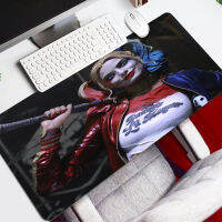 Harley Quinn Joker Game Gaming Mousepads Large Mouse Pad DIY Gamer Computer Mousepad 900x400 Big Mouse Mat Non-slip XXL Mause Pad Laptop Keyboard Desk Mat