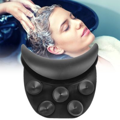 【CC】☄♝☃  Hair Neck Rest Spa Washing Sink Cushion Shampoo Bowl Hairdressing Barber Accessories Silicone
