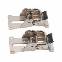 180 Degree Hinges Oxidation Resistant Wear Resistant Nickel Plating Surface Thickened Scratch Resistant Sturdy Folding Hinges Door Hardware Locks