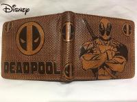 【CW】▥∏  Pu Leather Captain America Deadpool Wallet School Student Coin Purse Boy