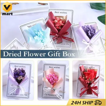 Nordic Ins 3D Simulation Flower Dried Flowers Photo Frame Small