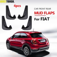 Universal mudflaps Mud flaps Splash guards mudguards สำหรับ Fiat 500 500X 500L vo Punto One croma Doblo qubo scudo Sedici ชุด